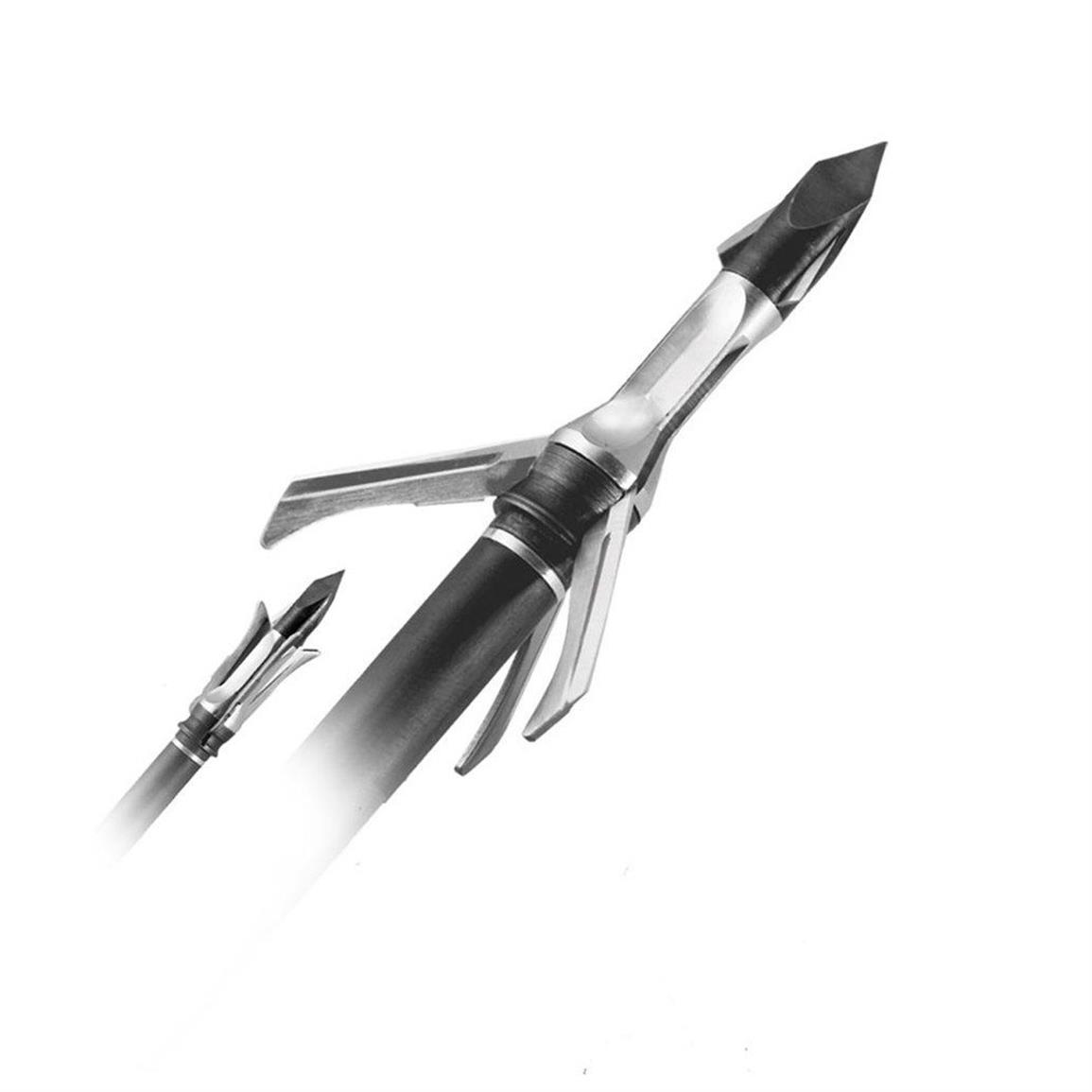 Grim Reaper Razortip Crossbow 3-Blade Best Mechanical Broadheads 2024
